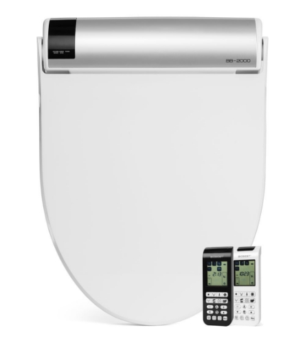 Picture of BB 2000 Elongated White Bidet Toilet Seat with Wireless Remote