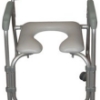 Picture of Aluminum Shower Chair and Commode with Castors