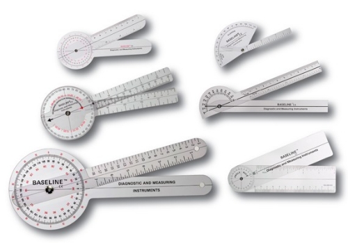 Picture of Baseline Plastic Goniometer - 6-piece Set