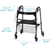 Picture of Cruiser De-Light Folding Rolling Walker