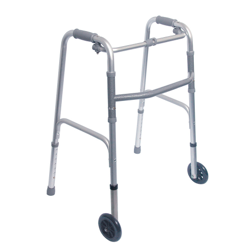 Picture of Single Button Walker w/ 5" Wheels