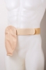 Picture of Nu-hope cool comfort belt for ostomy and hernia support white, medium ring plate 2-3/8"