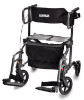 Picture of Lumex Hybrid LX Rollator Transport Chair, Titanium