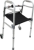 Picture of ProBasics Two-Button Folding Rolling Walker with Wheels and Roll-Up Seat