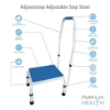 Picture of Height Adjustable Step Stool with One Handle