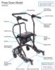 Picture of U-Step 2 Press Down Rollator