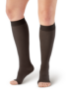 Picture of DALC Compression Stocking Open Toe Knee High 20-30 mmHg