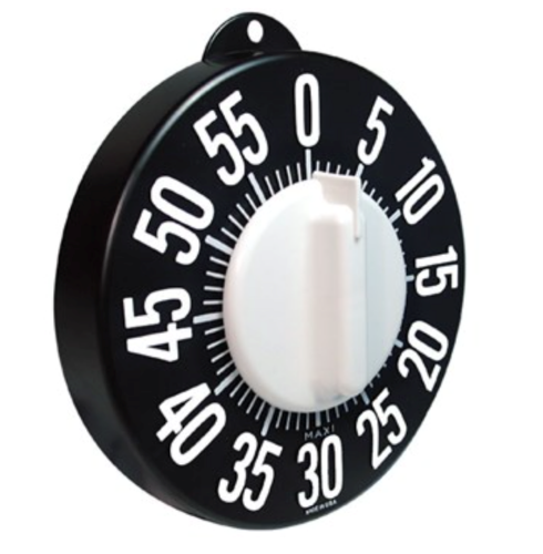 Picture of Tactile Long Ring Low Vision Timer - Black Dial