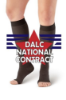 Picture of DALC Compression Stocking Open Toe Knee High 20-30 mmHg