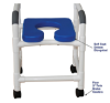 Picture of Shower Chair with Blue Soft Seat Deluxe Elongated