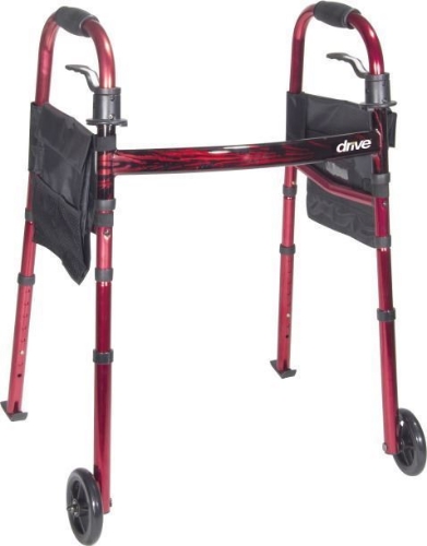 Picture of Deluxe Folding Travel Walker with 5" Wheels