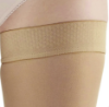 Picture of AW Style 257 Microfiber Opaque Closed Toe Thigh High w/Dot Silicone Band - 15-20 mmHg- Sand