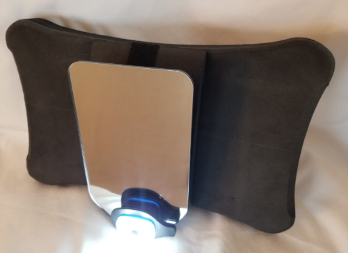 Picture of Leg Spreader with Mirror and LED light for Self Catheterization