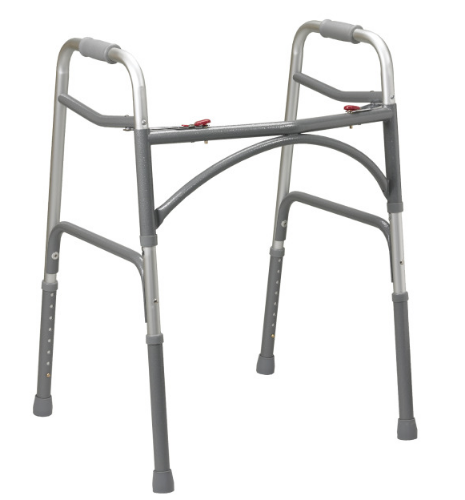 Picture of Bariatric Aluminum Two Button Folding Walker