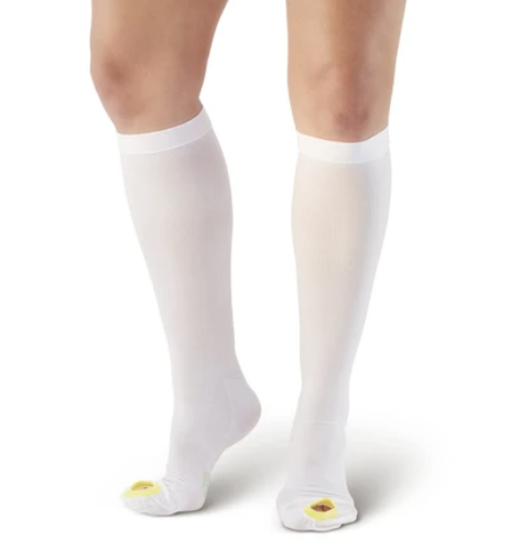 Picture of AW Style 400 Anti-Embolism Inspection Toe Knee High Stockings - 18 mmHg