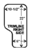 Picture of Flip-Away Padded Trimline Half Tray