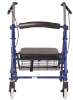 Picture of DMI Ultra Lightweight Hemi Aluminum Rollator