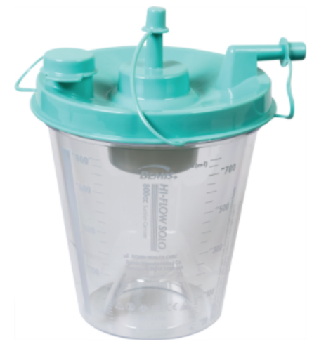 Picture of 800cc Hi-Flow Suction Canister with Aerostat Filters and Float Valve Shutoff