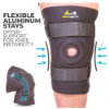 Picture of Extended Sizes Knee Brace for Large Legs | Plus Size Patella Support Sleeve with Adjustable Thigh & Calf Straps