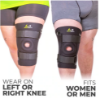 Picture of Extended Sizes Knee Brace for Large Legs | Plus Size Patella Support Sleeve with Adjustable Thigh & Calf Straps