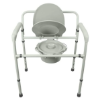 Picture of Wide 3 N 1 Heavy Duty Commode with Elongated Seat and Removable Back