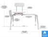 Picture of Swivel Sliding Ergo Transfer Bench