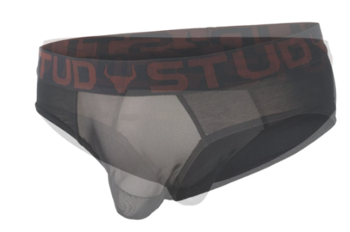 Picture of Stud Briefs-Jet Black- Large/2pack