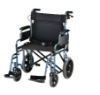 Picture of Heavy Duty Lightweight Transport Chair, 22" with Hand Brakes & Swingaway Footrests