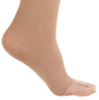 Picture of Microfiber Opaque Open Toe Knee Highs 15-20 mmHg Natural -LARGE