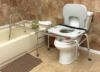 Picture of Eagle Health XX Long Toilet to Tub Transfer Bench with Cut-Out Seat