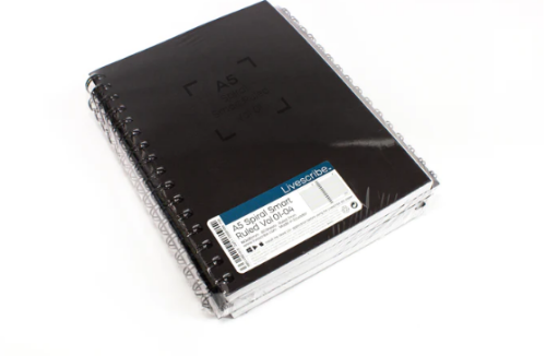 Picture of A5 Spiral Smart Ruled notebook 4-PACK (#1-4)