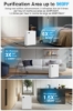 Picture of MOOKA H13 True HEPA Filter Air Purifier for Home, Home Air Cleaner Filtration System