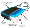 Picture of Gel-Foam Wheelchair Cushion - Standard and Bariatric sizes