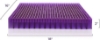 Picture of Purple Double  Seat Cushion | Pressure Reducing Grid