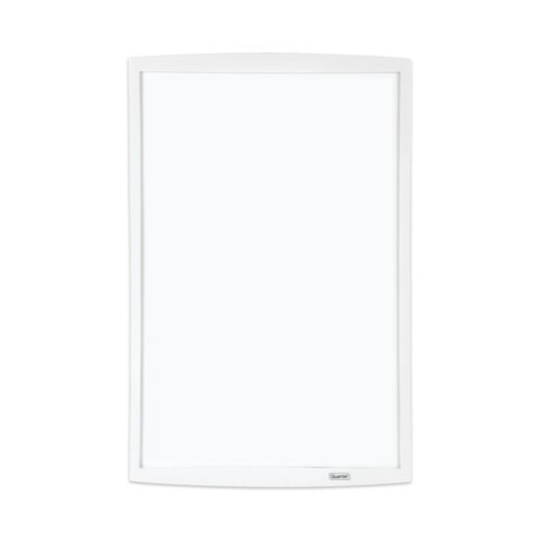 Picture of Quartet Magnetic Dry-Erase Board with Curved Frame, 11" x 14"