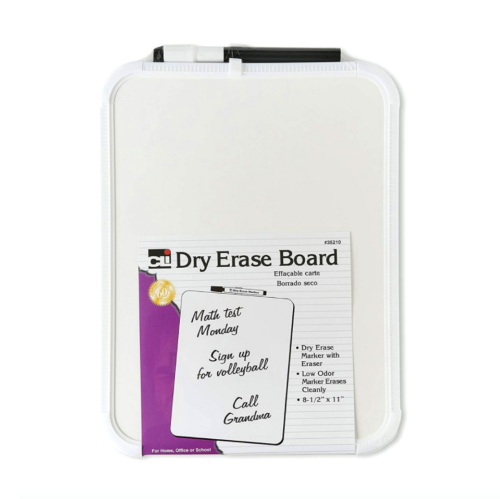 Picture of Dry Erase Communication Board in 8.5" X 11"