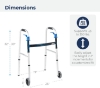 Picture of Drive Deluxe, Trigger Release Folding Rolling Walker with 5" Wheels