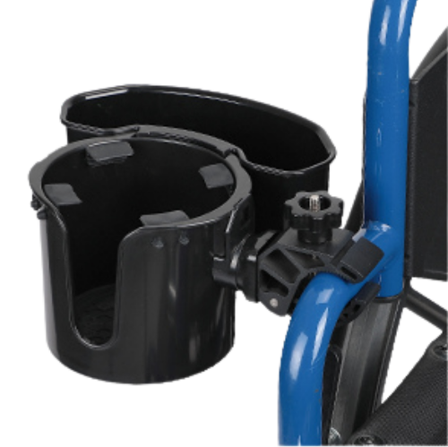 Picture of Wheelchair Cup Holder with Phone Compartment