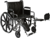 Picture of KN922  Bariatric Wheelchair Elevating Leg Rests