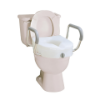 Picture of Carex E-Z Lock Raised Toilet Seat with Arms