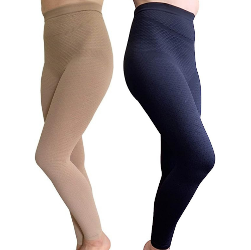 Picture of Compression Leggings with Bioceramic Fibers and Micro-Massage Knit