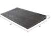 Picture of 3" Rubber 3 Channel Threshold Ramp