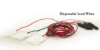 Picture of Pathway™ Electrodes and Lead Wires-Disposable Lead Wires with cloth pre-gelled Electrodes