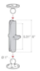 Picture of Mounts-Double Socket Arm (Long) Compatible with RAM B Size 1" Ball Components